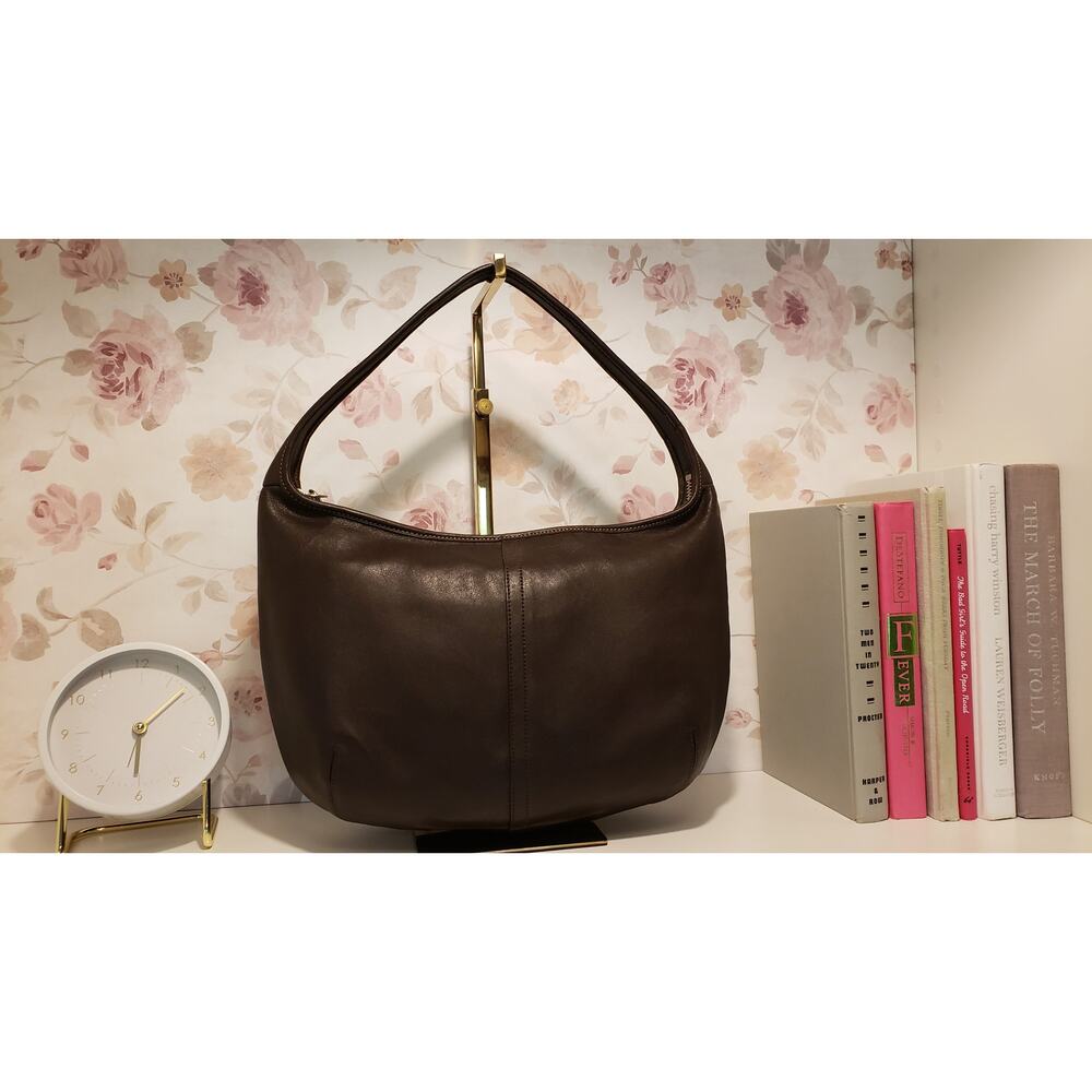 Vintage COACH Ergo leather hobo bag in Dark Brown/Mohogany #9219 Y2K 2000s